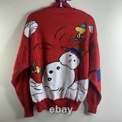 Vintage Snoopy Et Amis Par Bill Ditfort Sweatshirt Schultz Sz L Aop