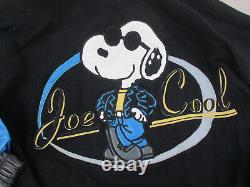 Vintage Veste Snoopy Adulte Grand Charlie Brun Peanuts Joe Cool Coat Hommes 90s