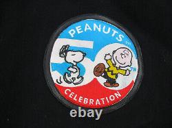 Vintage Veste Snoopy Adulte Grand Charlie Brun Peanuts Joe Cool Coat Hommes 90s