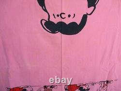 Vtg 1969 Charles Schulz, LUCY, PEANUTS Drap de lit taille jumelle, Charlie Brown Snoopy