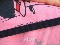 Vtg 1969 Charles Schulz, LUCY, PEANUTS Drap de lit taille jumelle, Charlie Brown Snoopy