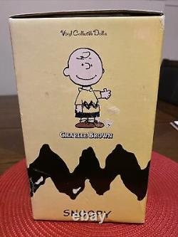 Vtg Medicom Snoopy Jouet Charlie Brown Pvc Figure Japon F/s Shultz Nouveau Rare