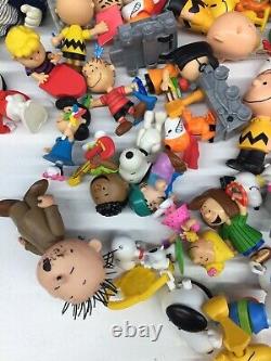 Vtg Moderne Mixte Lot 10 Lbs Peanuts Snoopy Charlie Brown Figurines De Jouets Happy Meal