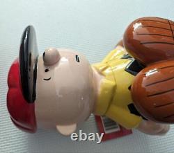Westland Snoopy Vintage Charlie Brown Pottery Piggy Bank Ornement